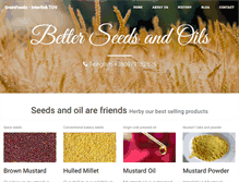 Tablet Screenshot of grainfoods.com.ua